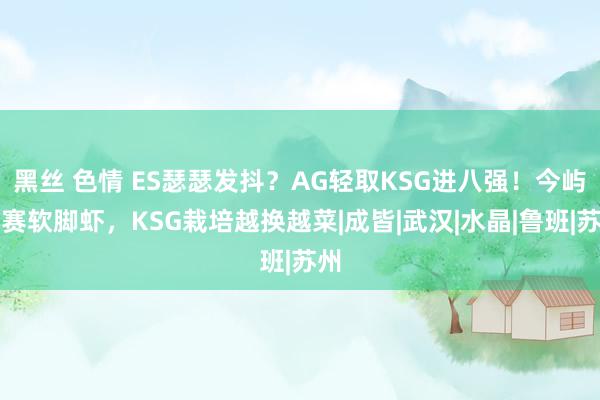 黑丝 色情 ES瑟瑟发抖？AG轻取KSG进八强！今屿大赛软脚虾，KSG栽培越换越菜|成皆|武汉|水晶|鲁班|苏州